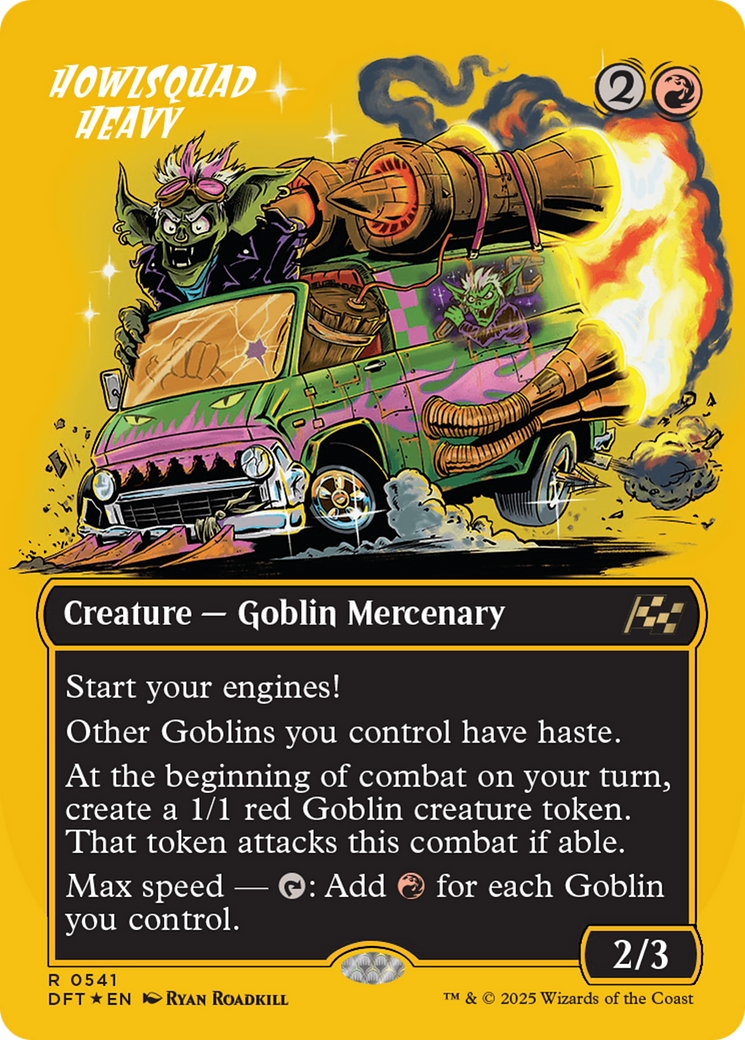Howlsquad Heavy (DFT-541) [Aetherdrift] (Borderless) Foil