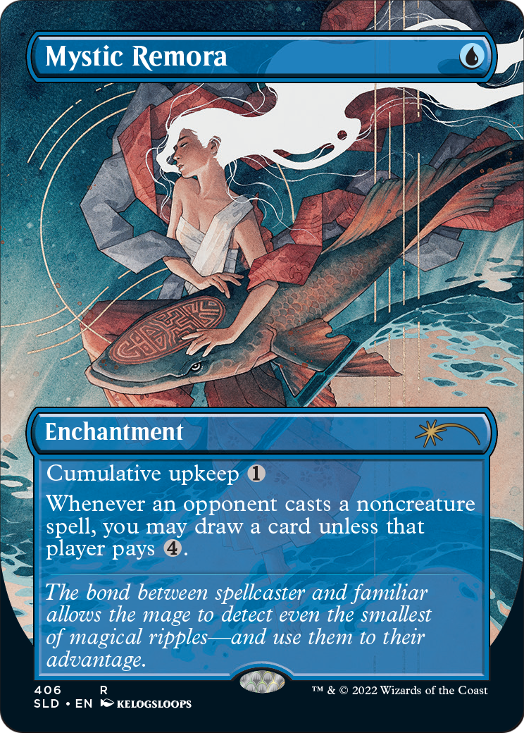 Mystic Remora (Borderless) (SLD-406) (Borderless) [Secret Lair Drop]