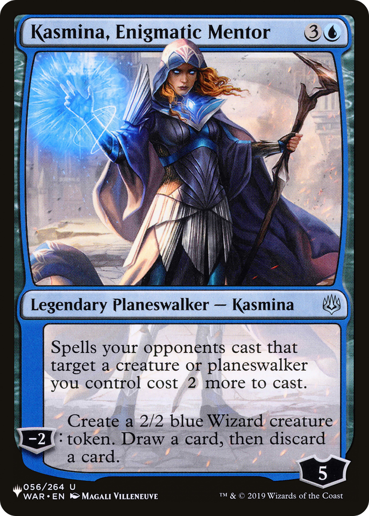 Kasmina, Enigmatic Mentor (LIST-WAR-56) [The List]