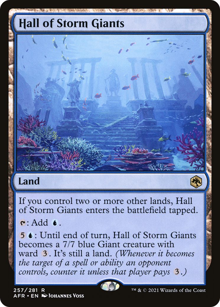 Hall of Storm Giants (AFR-257) [Adventures in the Forgotten Realms] Foil