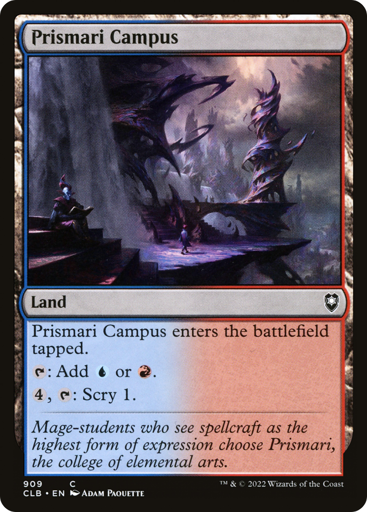 Prismari Campus (CLB-909) [Commander Legends: Battle for Baldur's Gate]