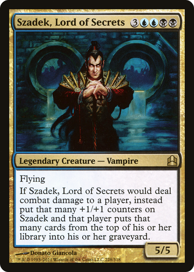Szadek, Lord of Secrets (CMD-228) [Commander 2011]