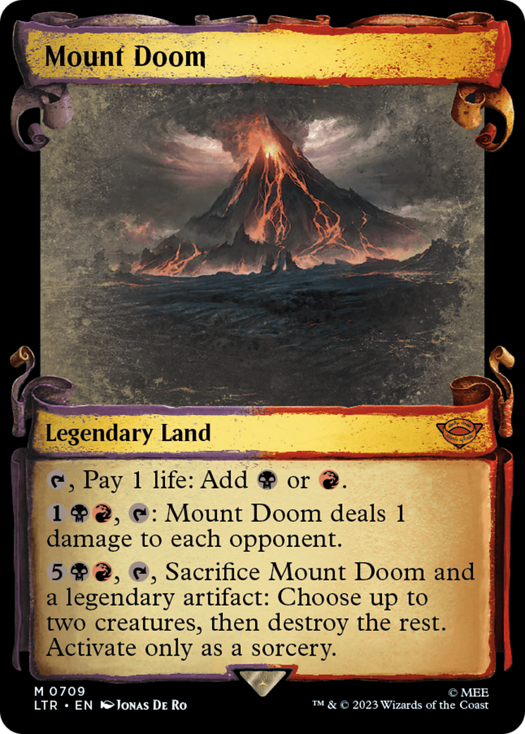 Mount Doom (LTR-709) [The Lord of the Rings: Tales of Middle-earth]: (Showcase)