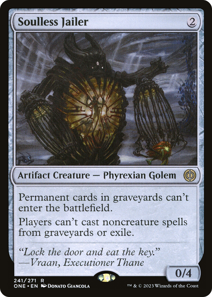 Soulless Jailer (ONE-241) [Phyrexia: All Will Be One] Foil