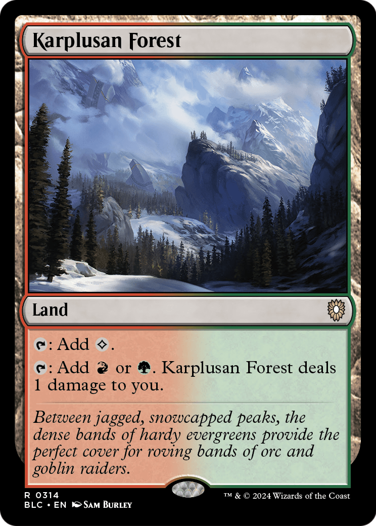 Karplusan Forest (BLC-314) [Bloomburrow Commander]