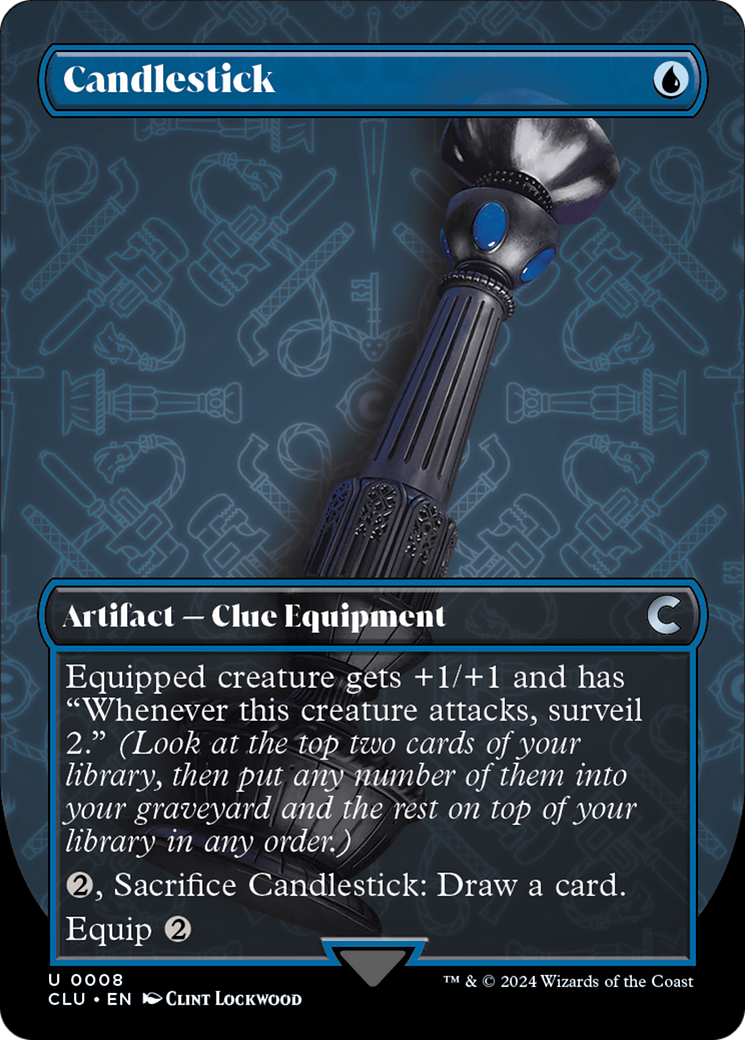 Candlestick (CLU-008) [Ravnica: Clue Edition] (Borderless)