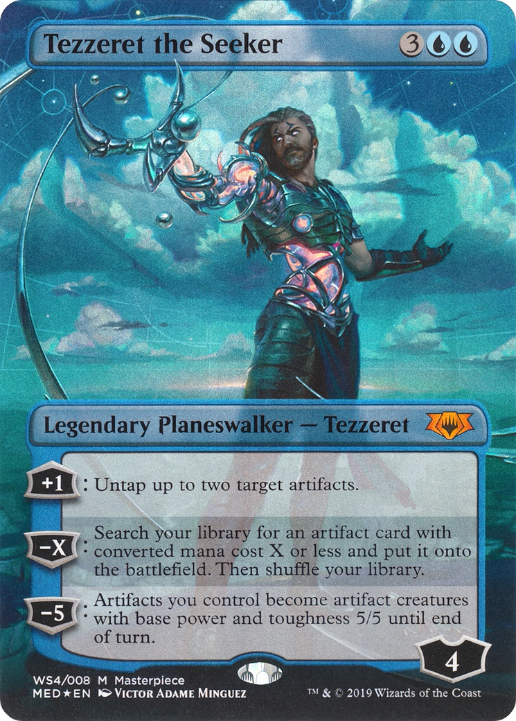 Tezzeret the Seeker (MED3-WS4) (Borderless) [Mythic Edition] Foil