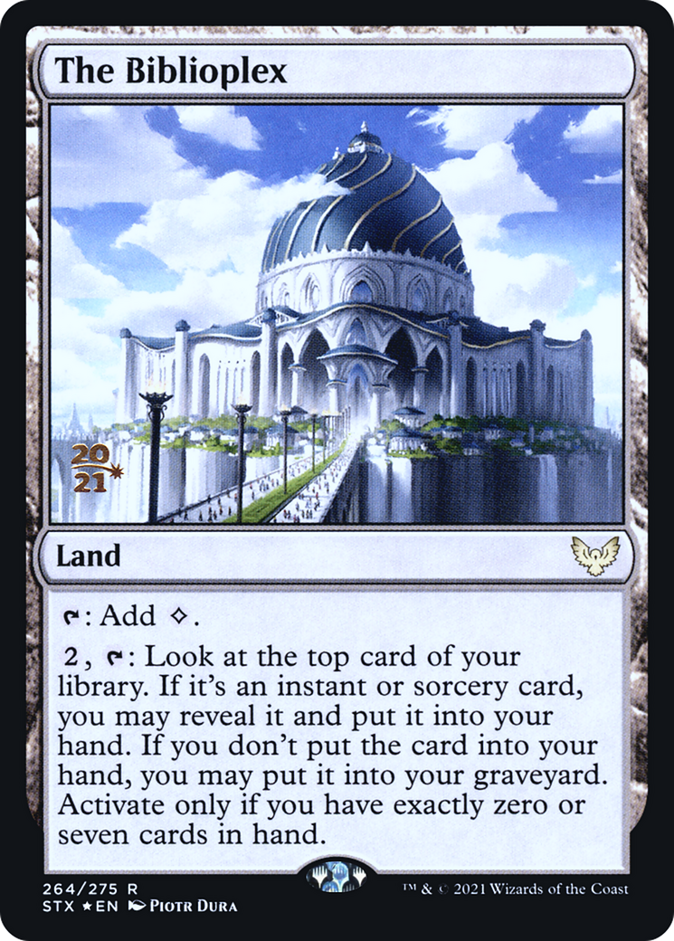 The Biblioplex (PRE-264S) [Strixhaven: School of Mages Promos] Foil