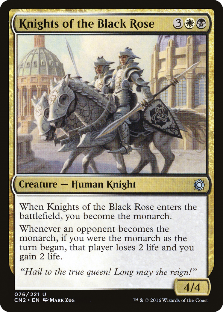 Knights of the Black Rose (CN2-076) [Conspiracy: Take the Crown] Foil