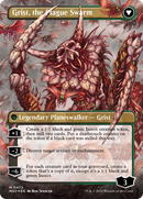 Grist, Voracious Larva // Grist, the Plague Swarm (MH3-472) [Modern Horizons 3] (Borderless) Foil
