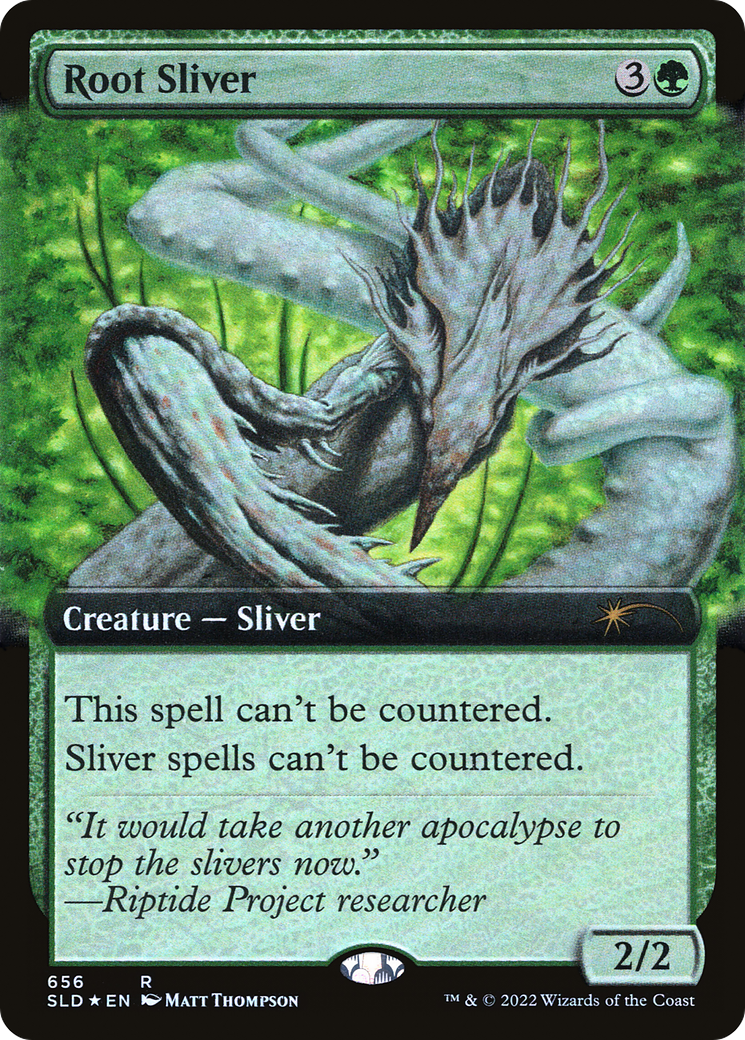 Root Sliver (SLD-656) [Secret Lair Drop]: (Extended Art) Foil