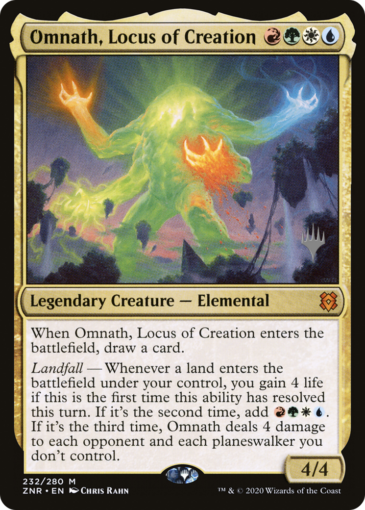 Omnath, Locus of Creation (PPZNR-232P) [Promo Pack: Zendikar Rising Promos]