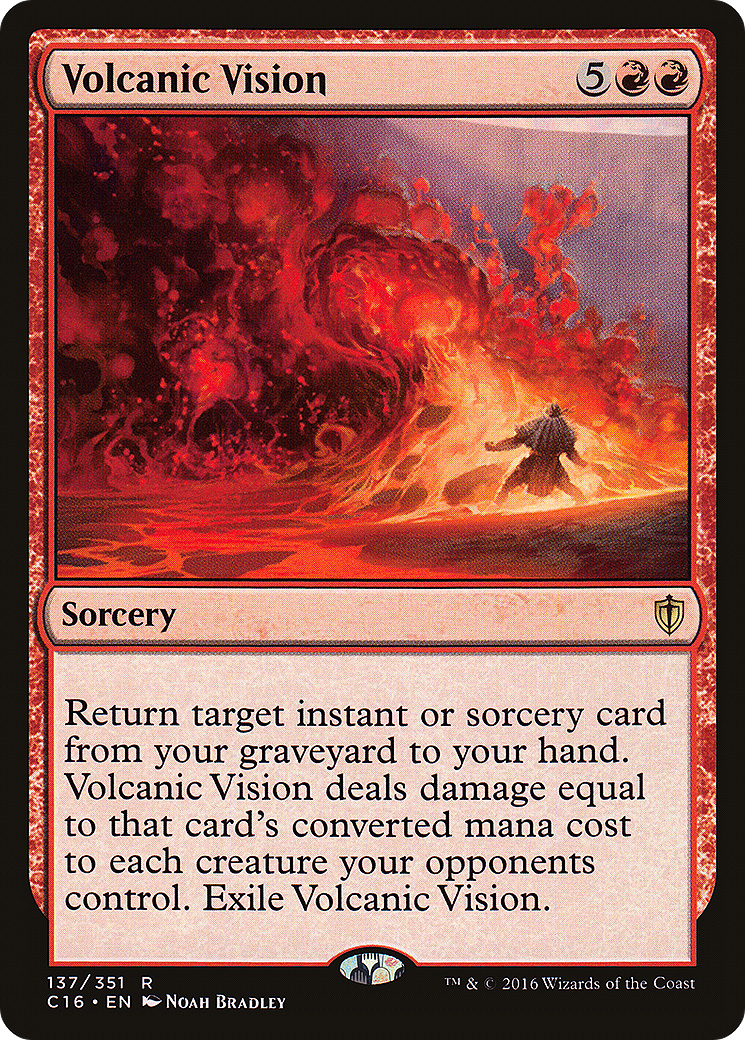 Volcanic Vision (C16-137) [Commander 2016]