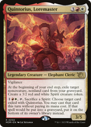 Quintorius, Loremaster (PPMOM-250P) [March of the Machine Promos]