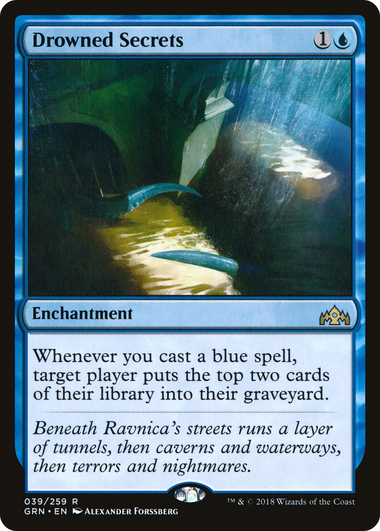 Drowned Secrets (GRN-039) [Guilds of Ravnica] Foil
