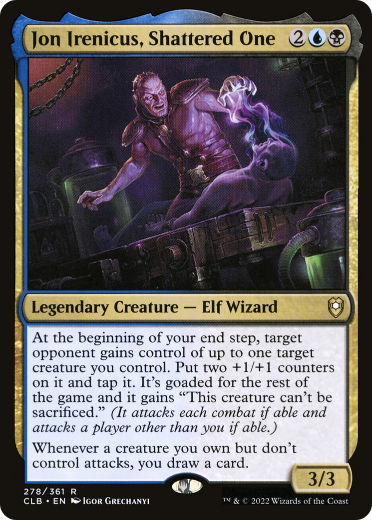 Jon Irenicus, Shattered One (CLB-278) [Commander Legends: Battle for Baldur's Gate] Foil