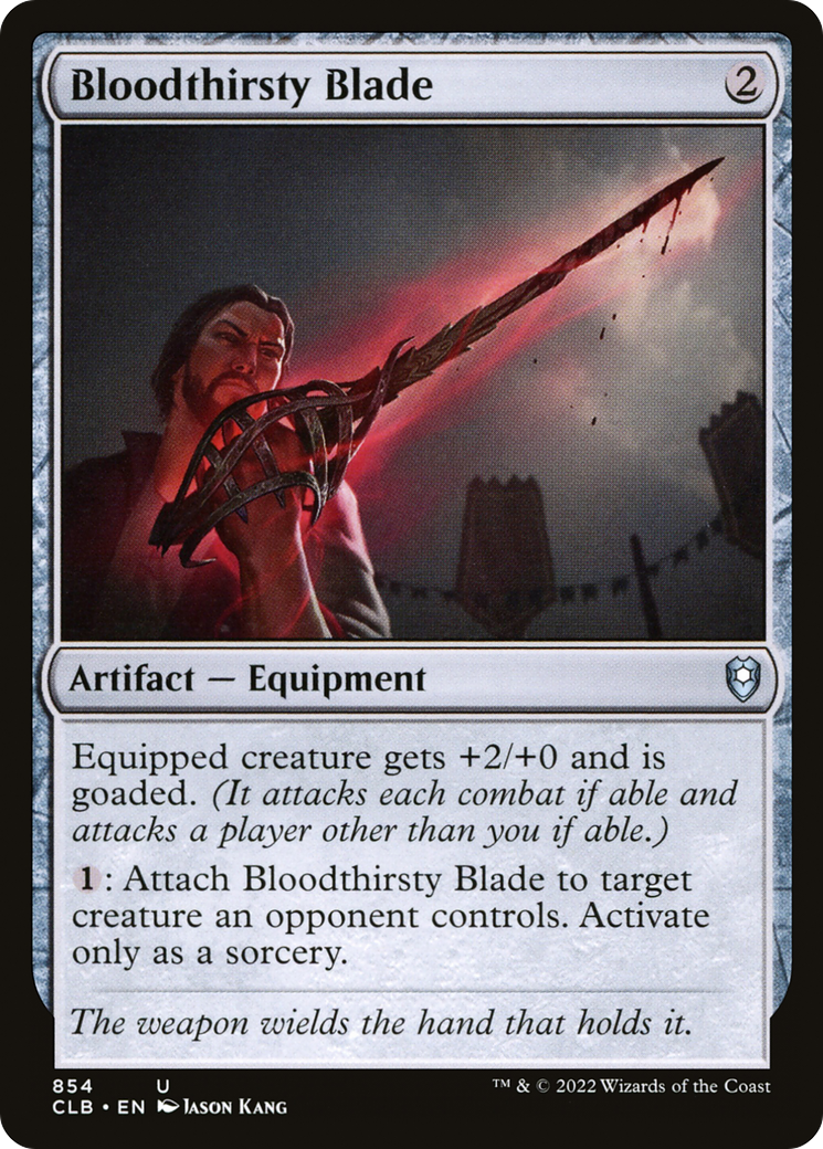 Bloodthirsty Blade (CLB-854) [Commander Legends: Battle for Baldur's Gate]