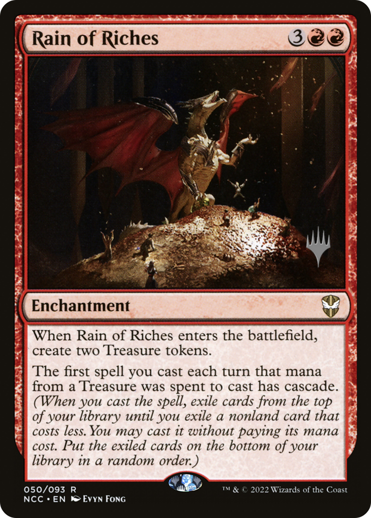 Rain of Riches (PPSNC-050) [Promo Pack: New Capenna Commander Promos] Foil
