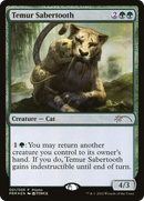 Temur Sabertooth (UMP-001) [Year of the Tiger 2022] Foil
