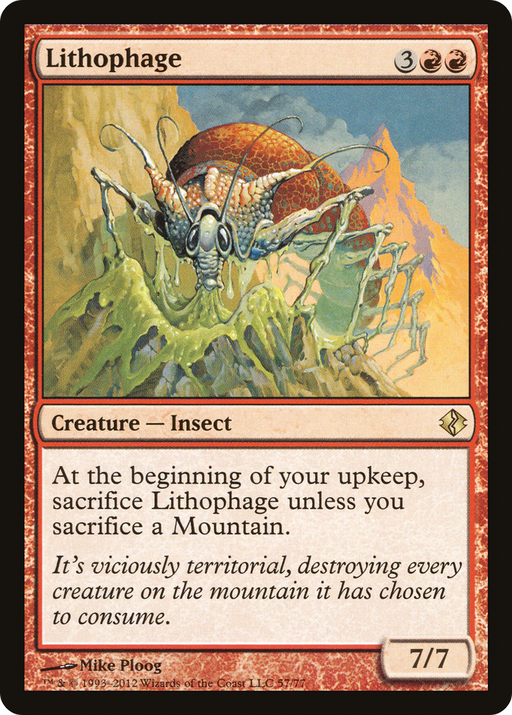 Lithophage (DDI-057) [Duel Decks: Venser vs. Koth]
