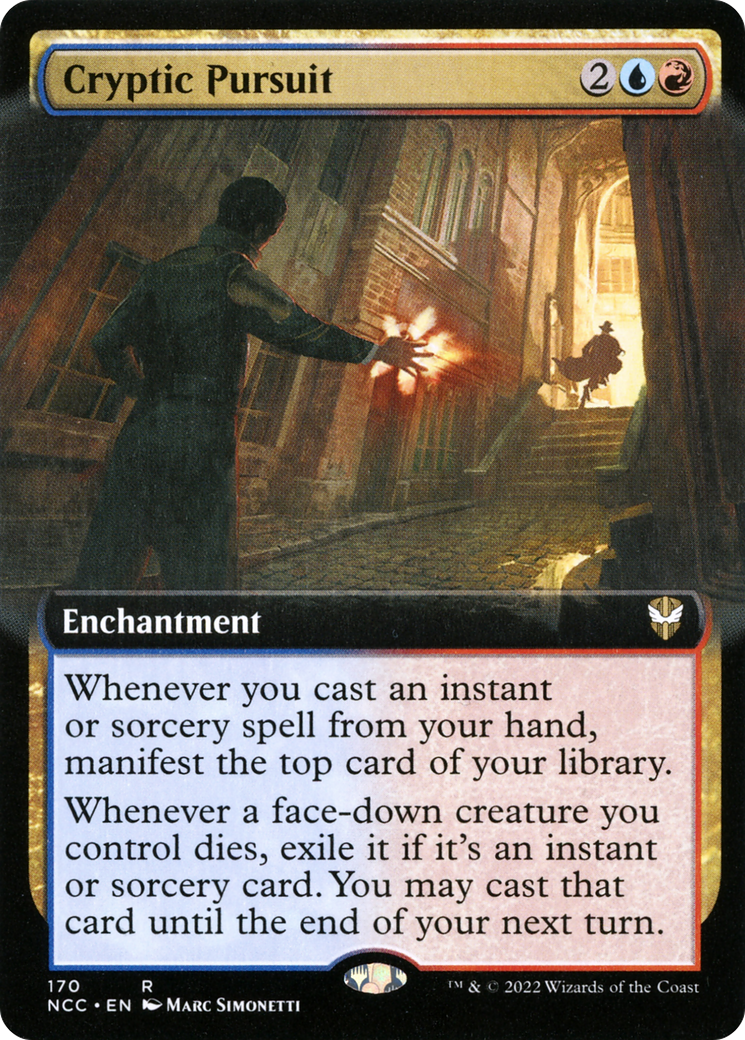 Cryptic Pursuit (Extended Art) (NCC-170) [New Capenna Commander]