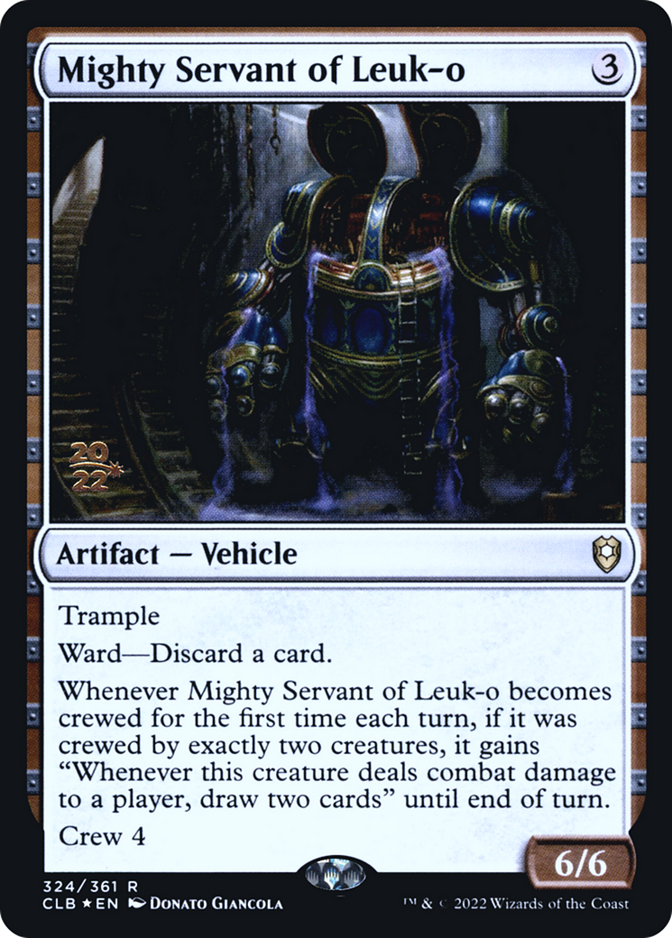 Mighty Servant of Leuk-o (PRE-324) [Battle for Baldur's Gate Promos] Foil