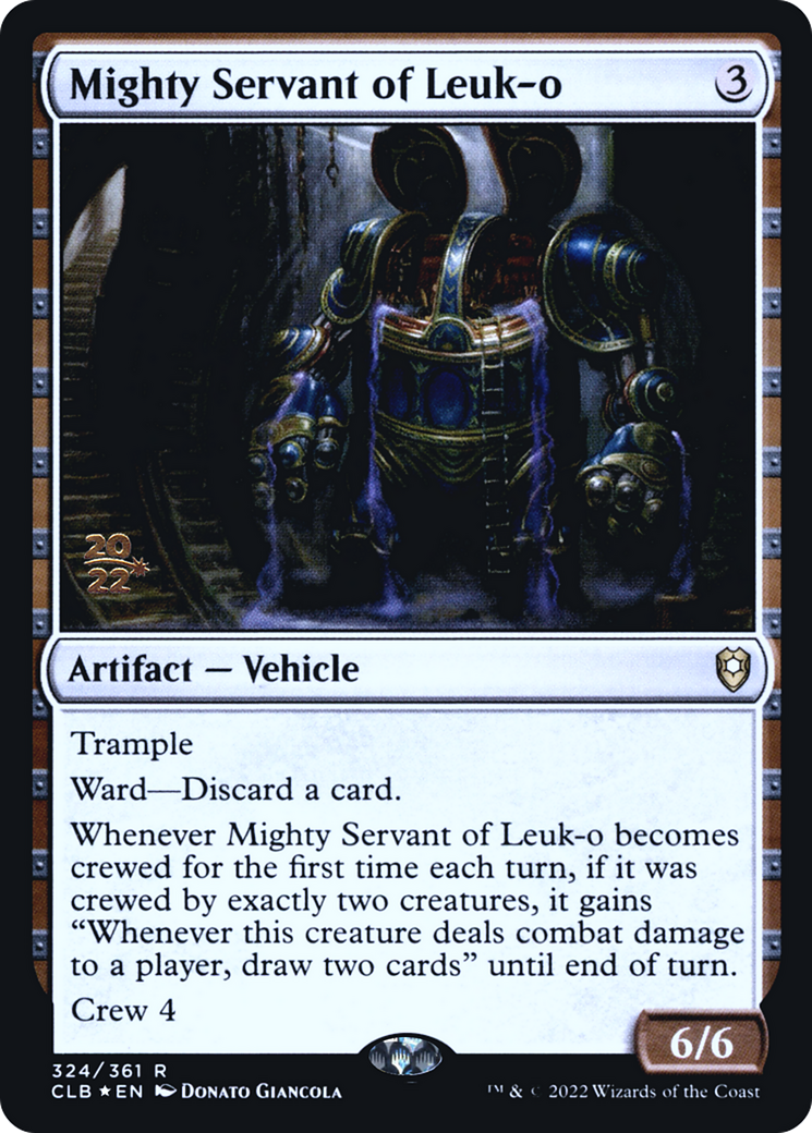 Mighty Servant of Leuk-o (PRE-324S) [Battle for Baldur's Gate Promos] Foil