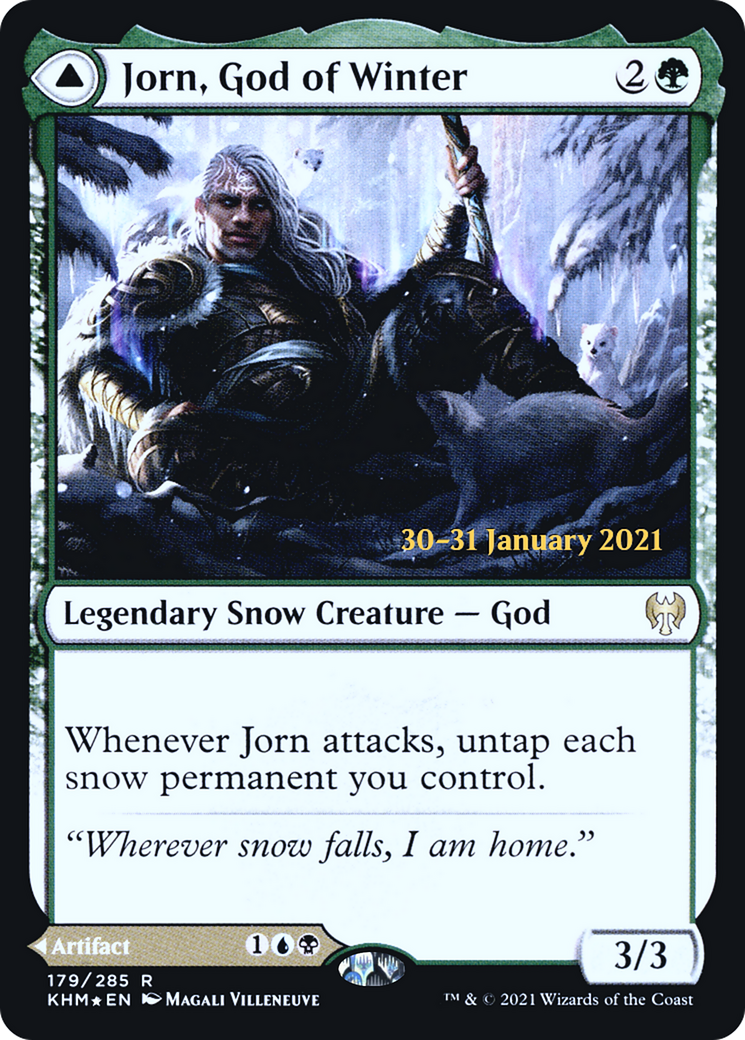 Jorn, God of Winter (PRE-179S) [Kaldheim Promos] Foil