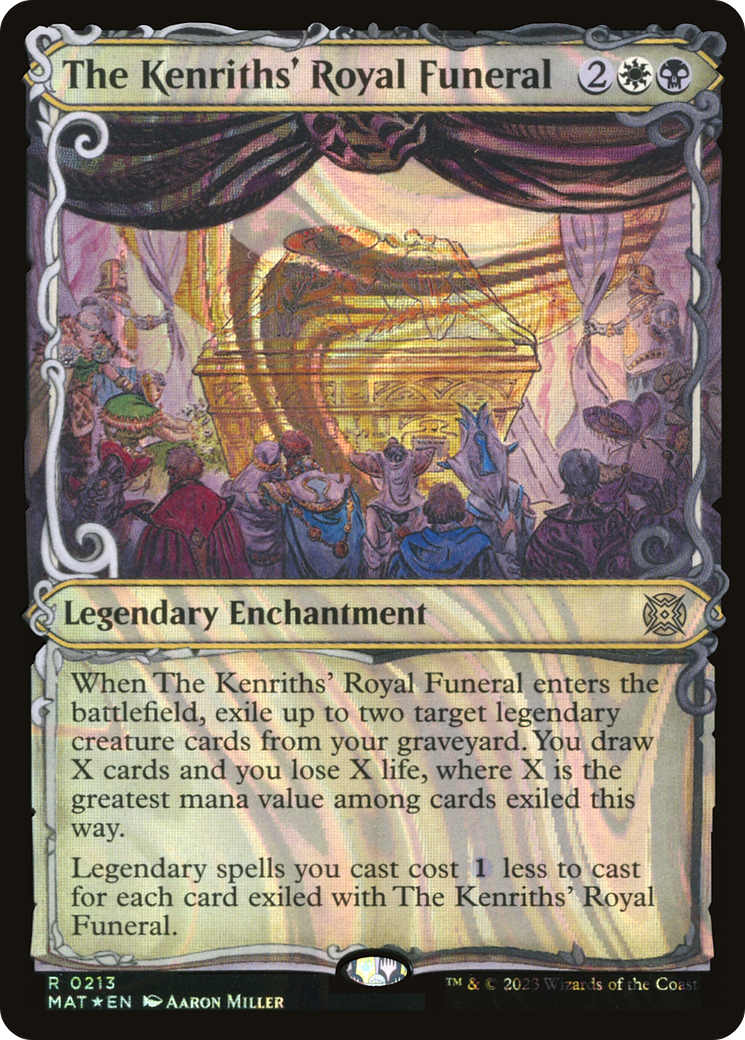 The Kenriths' Royal Funeral (MAT-213) [March of the Machine: The Aftermath]: (Showcase) Foil