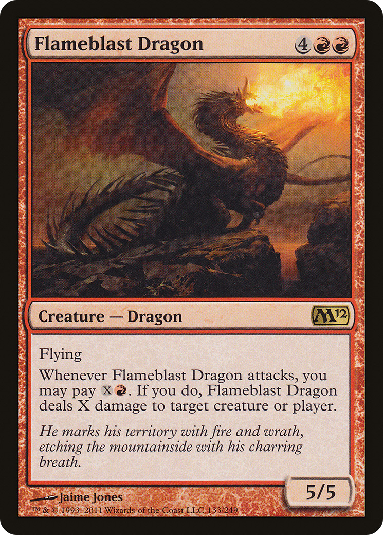 Flameblast Dragon (M12-133) [Magic 2012]
