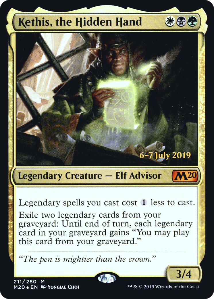 Kethis, the Hidden Hand (PRE-211S) [Core Set 2020 Promos] Foil