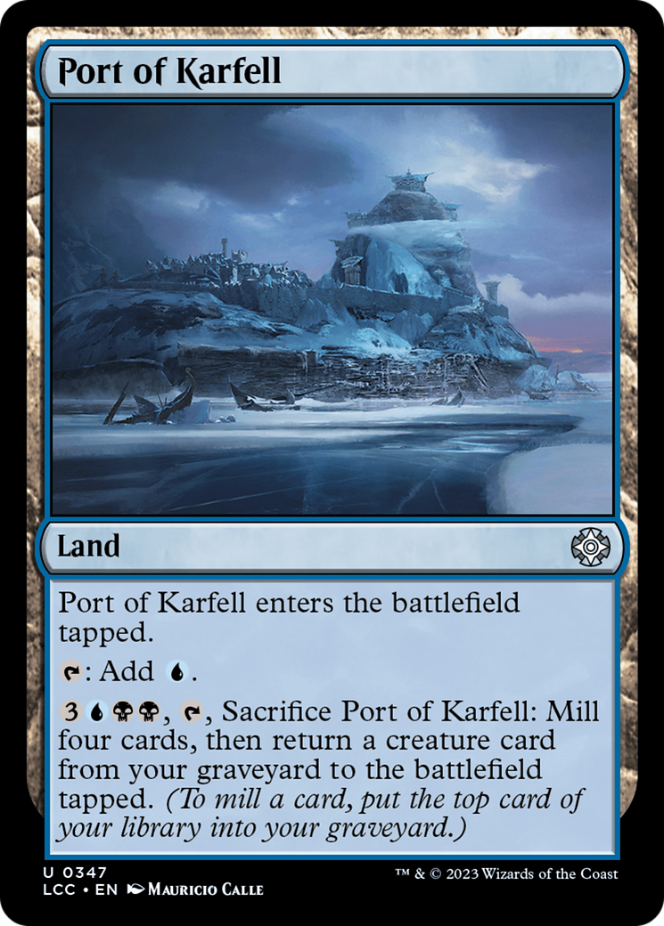 Port of Karfell (LCC-347) [The Lost Caverns of Ixalan Commander]