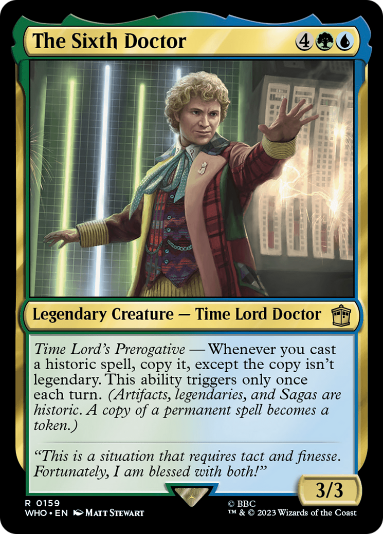 The Sixth Doctor (WHO-159) [Doctor Who]