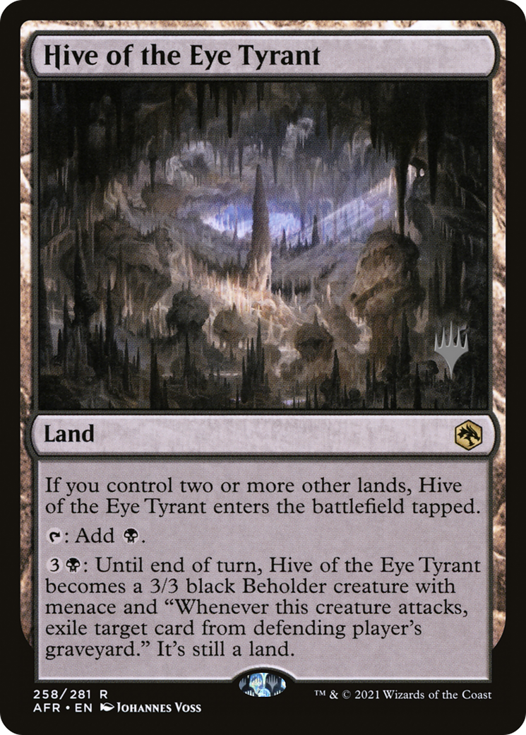 Hive of the Eye Tyrant (PPAFR-258P) [Promo Pack: Adventures in the Forgotten Realms Promos]