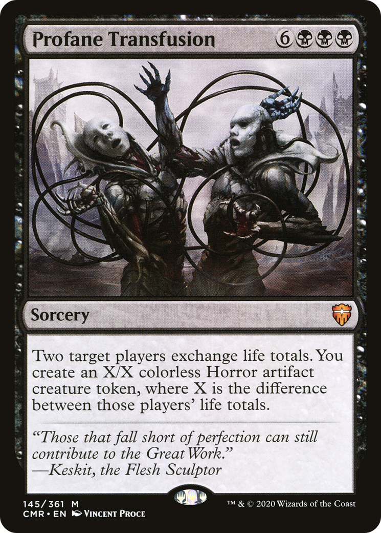 Profane Transfusion (CMR-145) [Commander Legends]