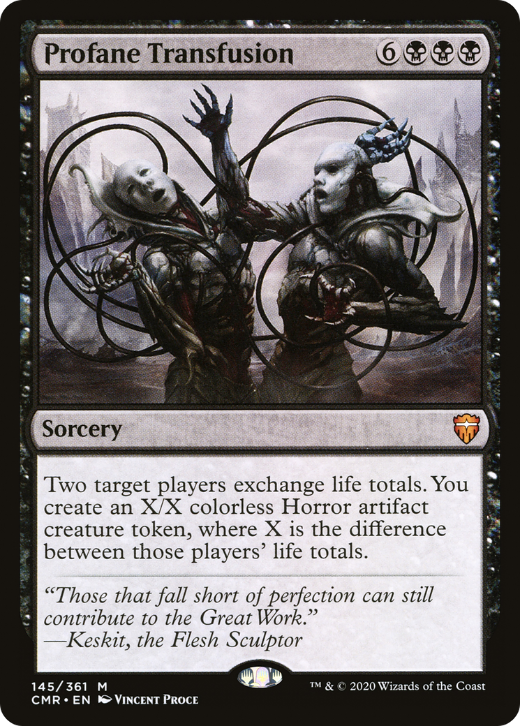 Profane Transfusion (CMR-145) [Commander Legends]