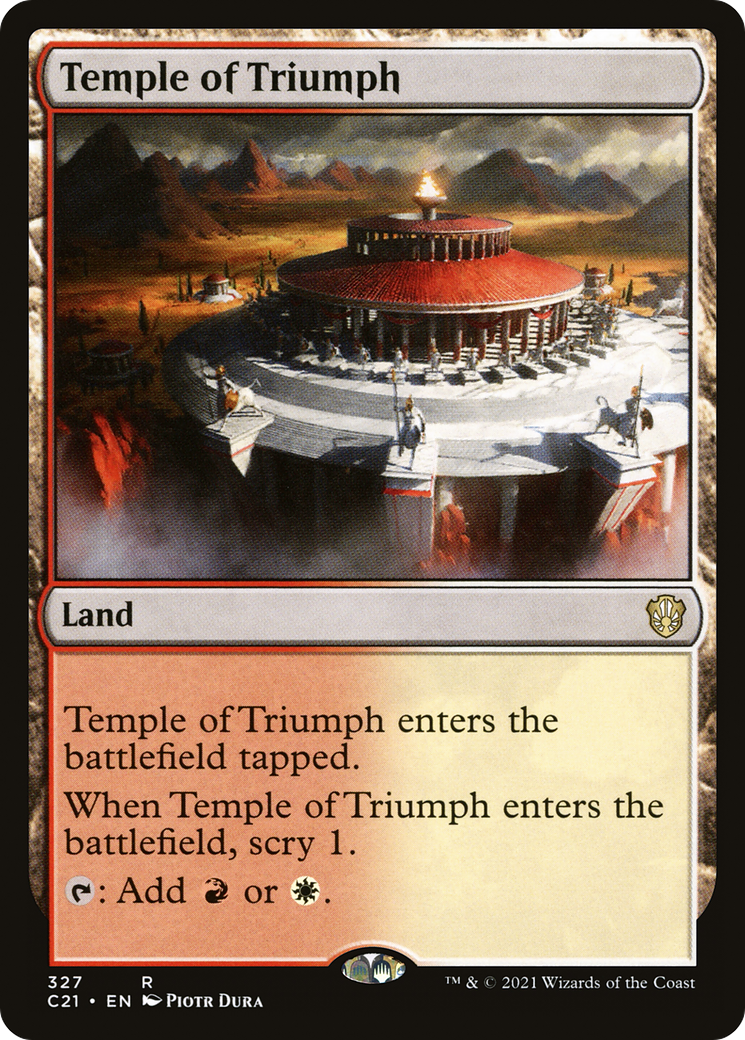Temple of Triumph (C21-327) [Commander 2021]