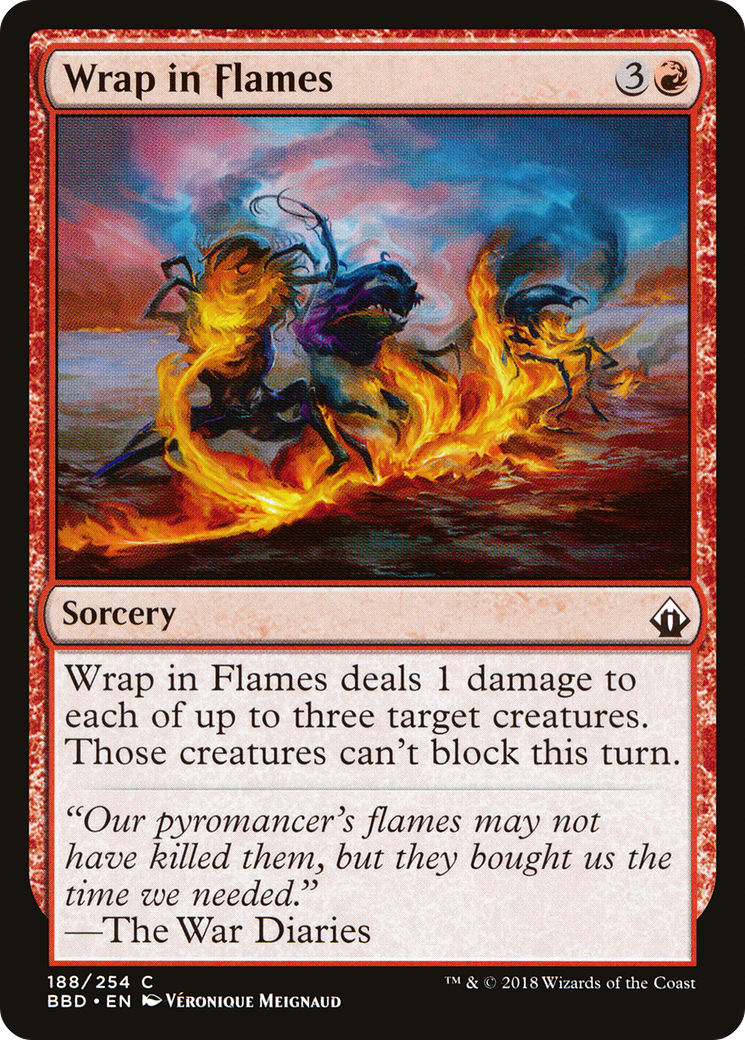 Wrap in Flames (BBD-188) [Battlebond] Foil