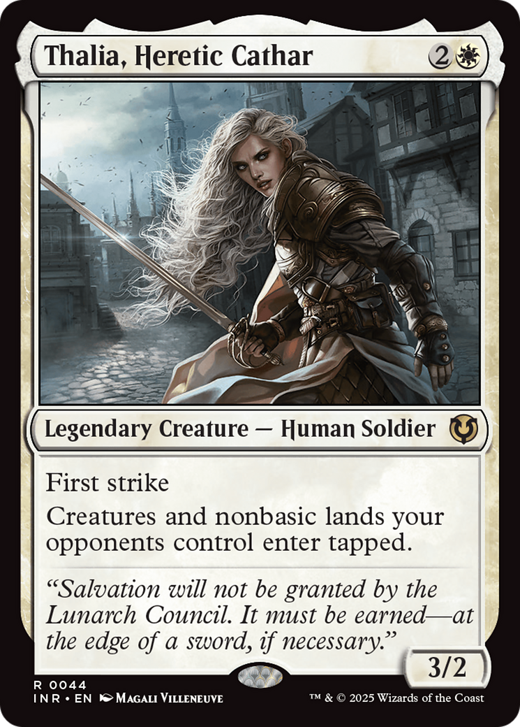 Thalia, Heretic Cathar (INR-044) [Innistrad Remastered] Foil