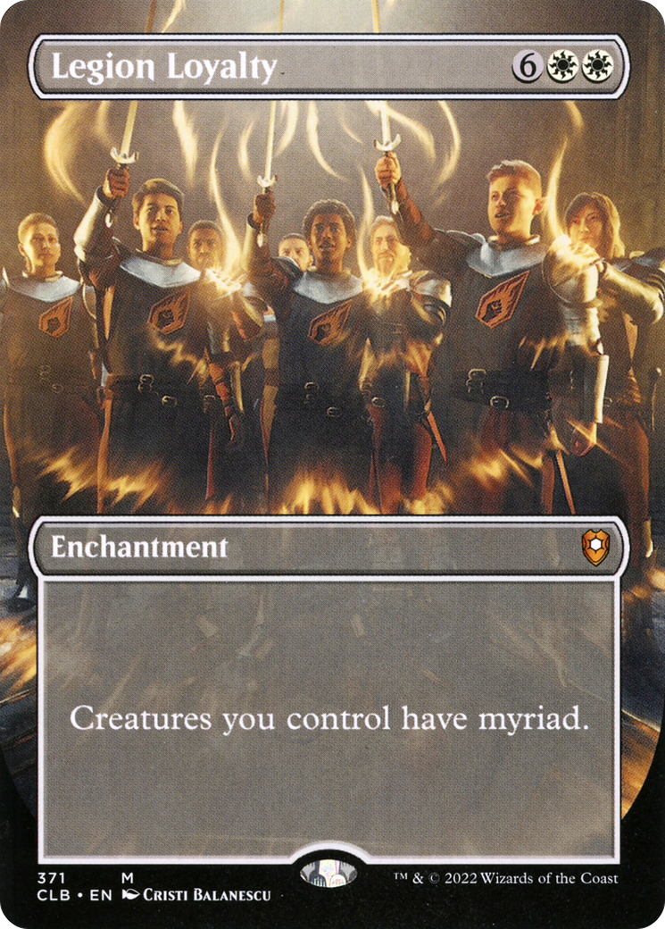 Legion Loyalty (Borderless) (CLB-371) [Commander Legends: Battle for Baldur's Gate]
