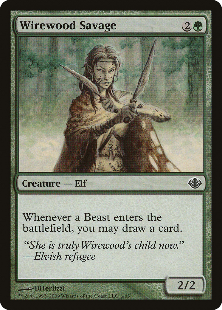 Wirewood Savage (DDD-006) [Duel Decks: Garruk vs. Liliana]