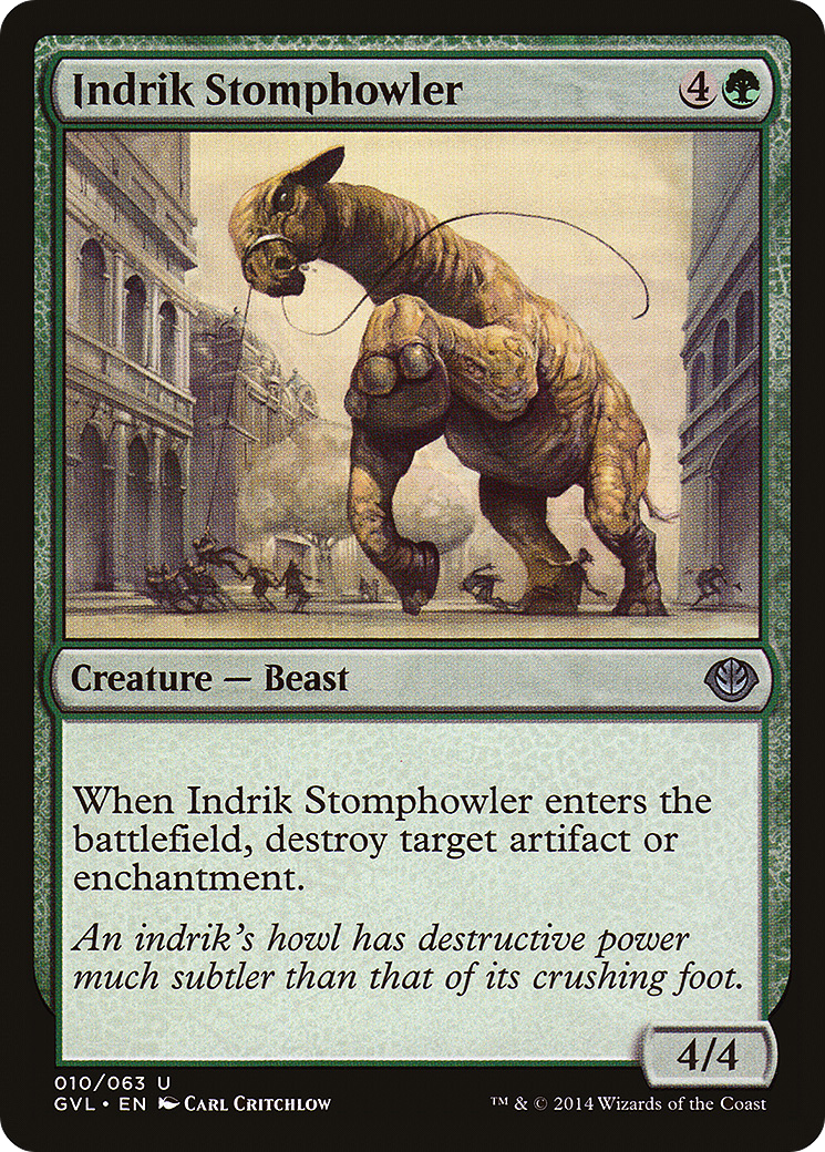 Indrik Stomphowler (DD3-010) [Duel Decks Anthology: Garruk vs. Liliana]