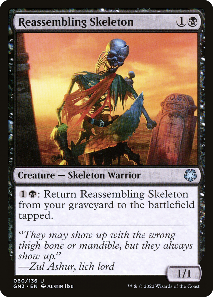 Reassembling Skeleton (GN3-060) [Game Night: Free-for-All]