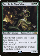 Saryth, the Viper's Fang (PPMID-197P) [Promo Pack: Innistrad: Midnight Hunt Promos]