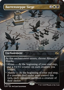 Barrensteppe Siege (TDM-384) [Tarkir: Dragonstorm]: (enchantment) (Borderless) Foil