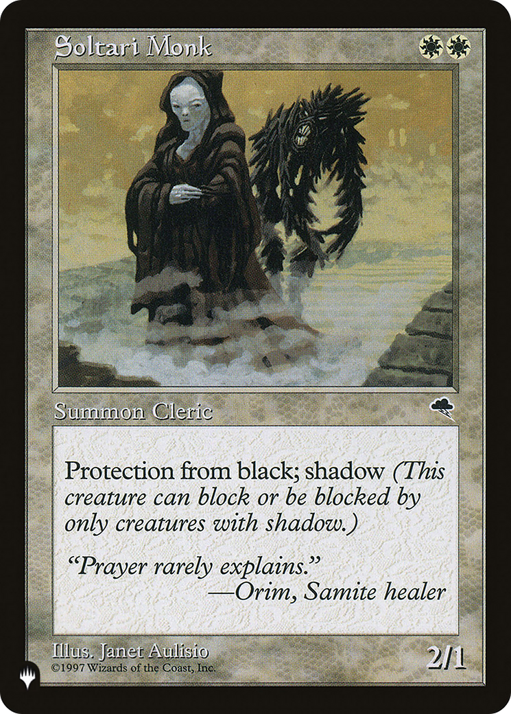 Soltari Monk (LIST-TMP-45) [The List]