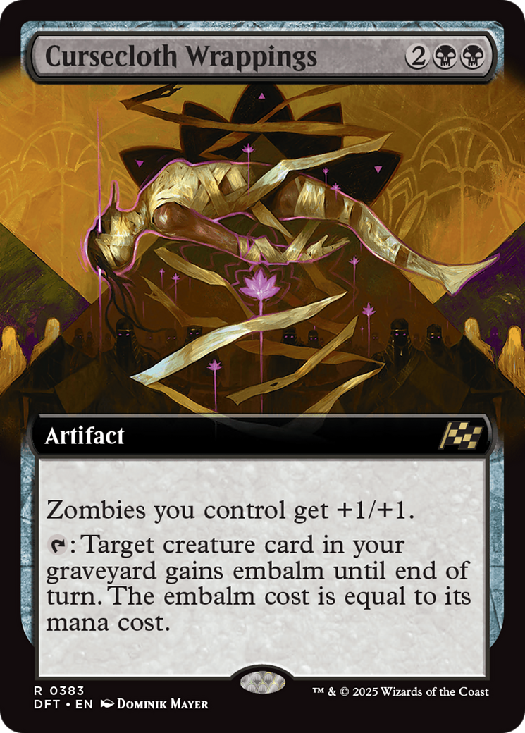 Cursecloth Wrappings (DFT-383) [Aetherdrift]: (Extended Art)