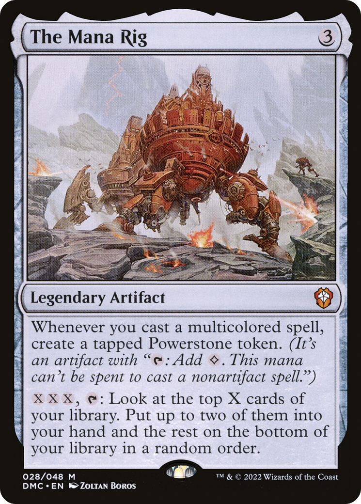 The Mana Rig (DMC-028) [Dominaria United Commander]