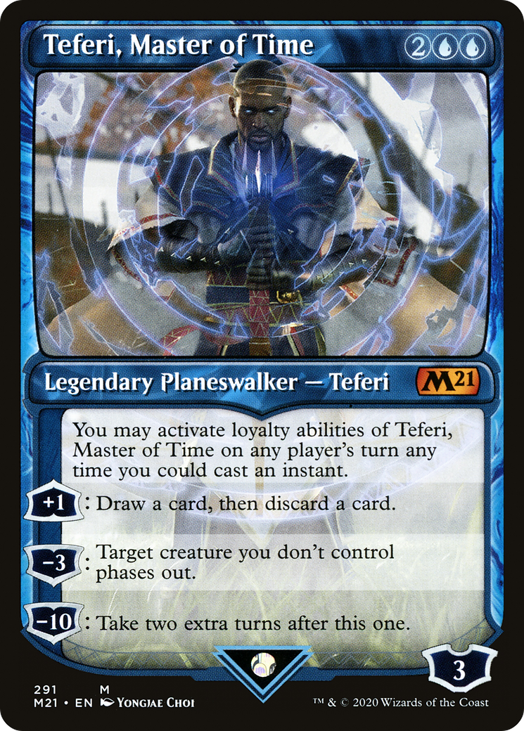Teferi, Master of Time (Showcase) (M21-291) [Core Set 2021]