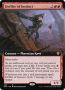Defiler of Instinct (DMU-406) [Dominaria United]: (Extended Art)
